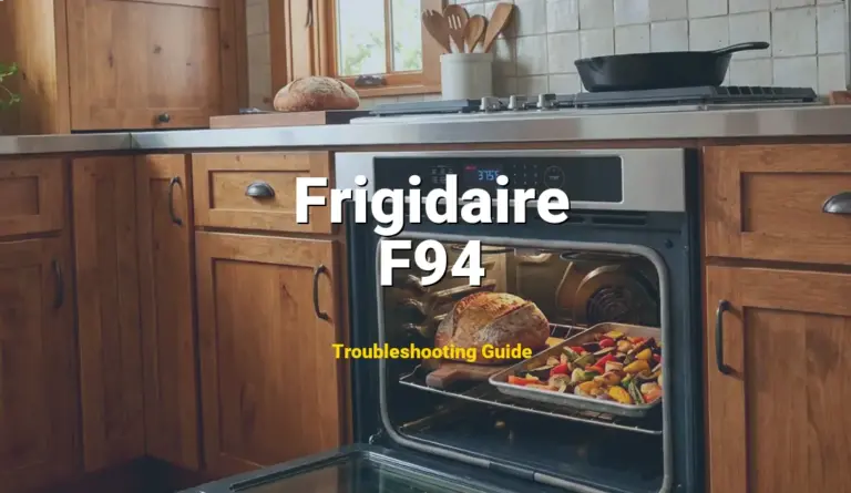 Troubleshooting Frigidaire Error Code F94: What It Means & How to Fix