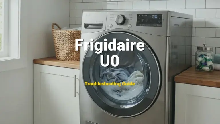 Troubleshooting Frigidaire Error Code U0: What It Means & How to Fix