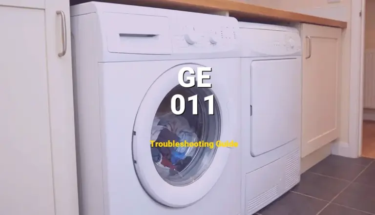 How to Fix GE Dryer Error Code 011: Communication Link Failure (Full Guide)