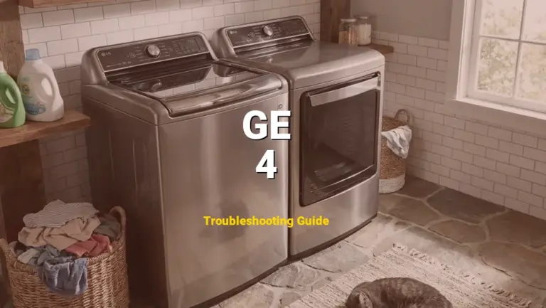 Troubleshooting GE Error Code 4: What It Means & How to Fix