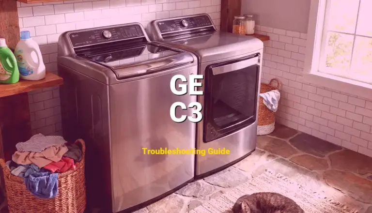 How to Fix GE Dishwasher Error Code C3: Unit will not drain (Full Guide)