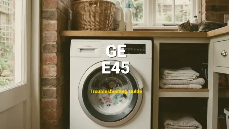 GE Washer Error E45 Solved: Detailed DIY Repair