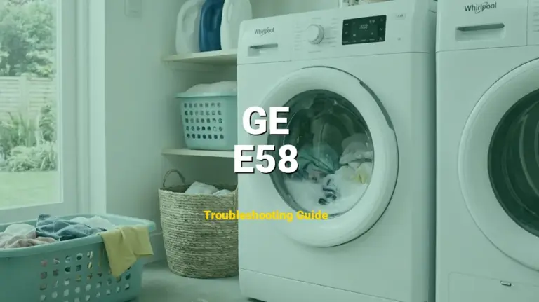GE Washer Error E58 Solved: Detailed DIY Repair