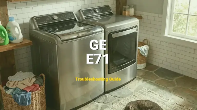 GE Washer Error E71 Solved: Detailed DIY Repair