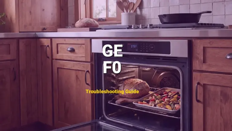 Troubleshooting GE Error Code F0: What It Means & How to Fix
