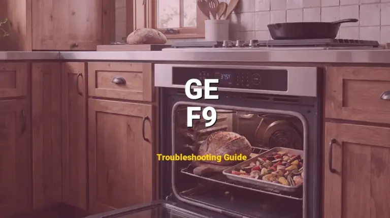 GE Oven Error F9 Solved: Detailed DIY Repair