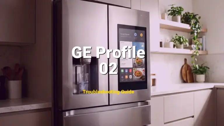 How to Fix GE Profile Refrigerator Error Code 02: Defrost sensor error (Full Guide)