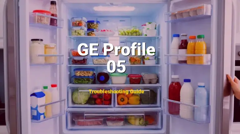 Troubleshooting GE Profile Error Code 05: What It Means & How to Fix