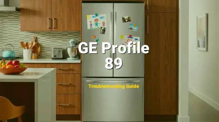 Troubleshooting GE Profile Error Code 89: What It Means & How to Fix