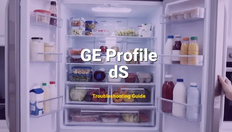 GE Profile Refrigerator Error dS Solved: Detailed DIY Repair