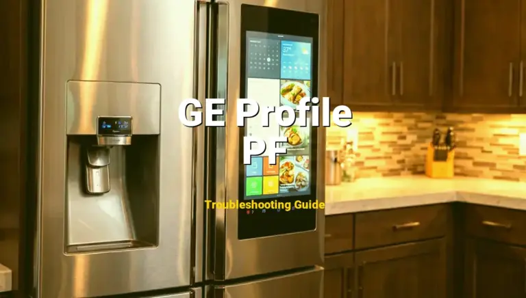 Troubleshooting GE Profile Error Code PF: What It Means & How to Fix