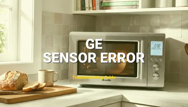 GE Microwave Error SENSOR ERROR Solved: Detailed DIY Repair