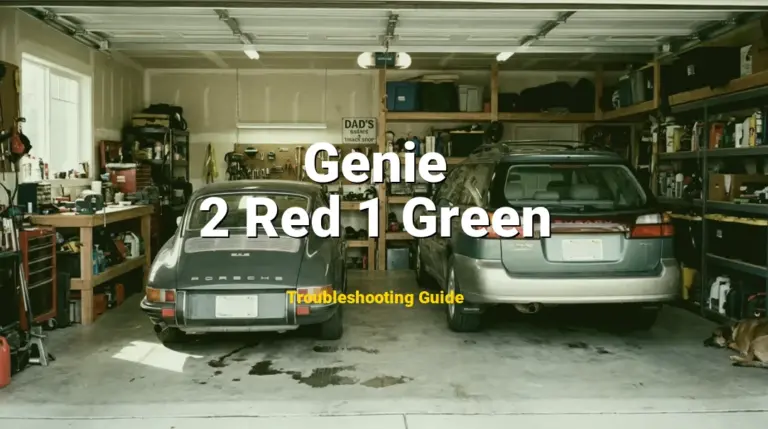 Troubleshooting Genie Error Code 2 Red 1 Green: What It Means & How to Fix