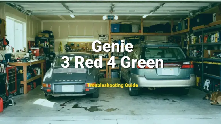 Troubleshooting Genie Error Code 3 Red 4 Green: What It Means & How to Fix