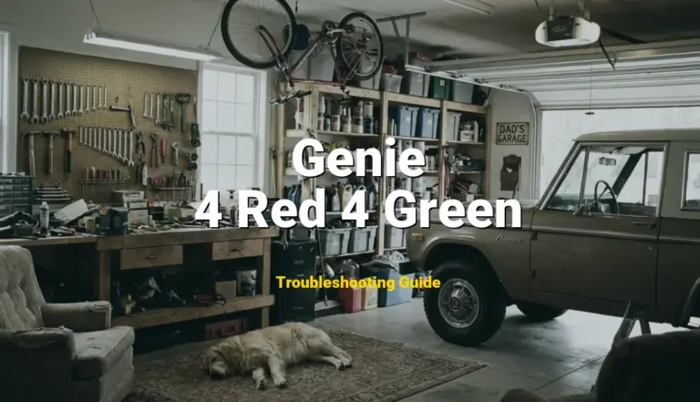 Troubleshooting Genie Error Code 4 Red 4 Green: What It Means & How to Fix
