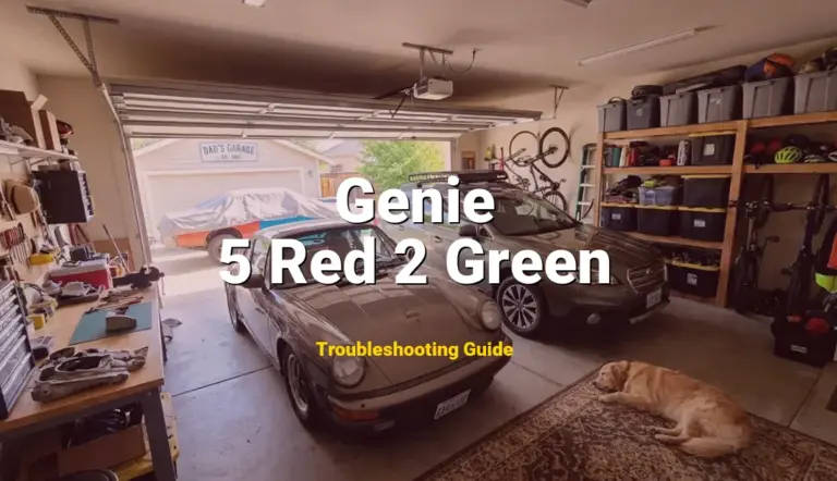 5 Red 2 Green Error on Genie Garage Door Opener? Comprehensive Fix Guide