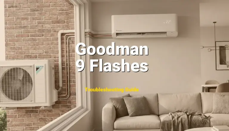Troubleshooting Goodman Error Code 9 Flashes: What It Means & How to Fix