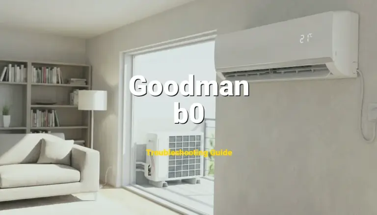 b0 Error on Goodman Furnace? Comprehensive Fix Guide