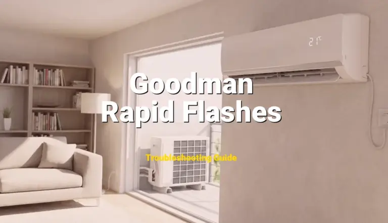 Troubleshooting Goodman Error Code Rapid Flashes: What It Means & How to Fix