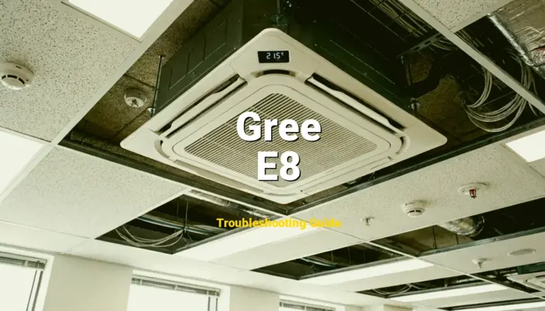 Troubleshooting Gree Error Code E8: What It Means & How to Fix