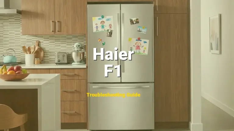 Haier Refrigerator Error F1 Solved: Detailed DIY Repair