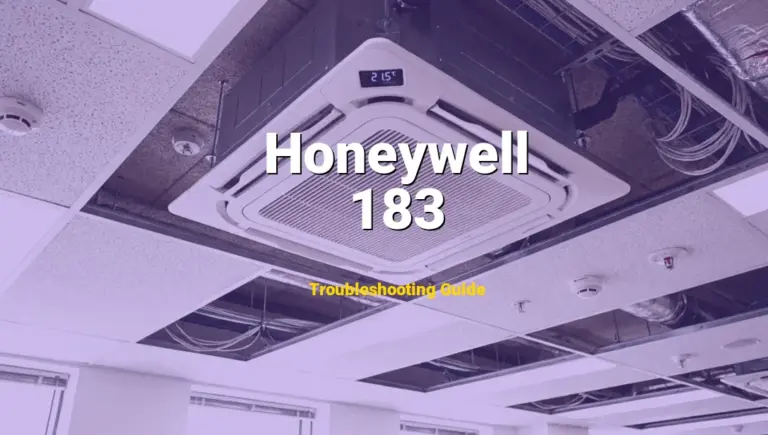 183 Error on Honeywell Thermostat? Comprehensive Fix Guide