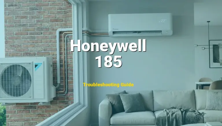 185 Error on Honeywell Thermostat? Comprehensive Fix Guide