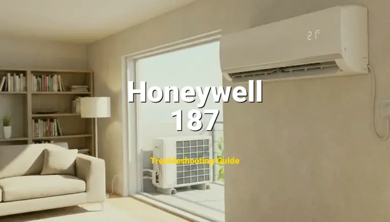 Honeywell Thermostat Error 187 Solved: Detailed DIY Repair