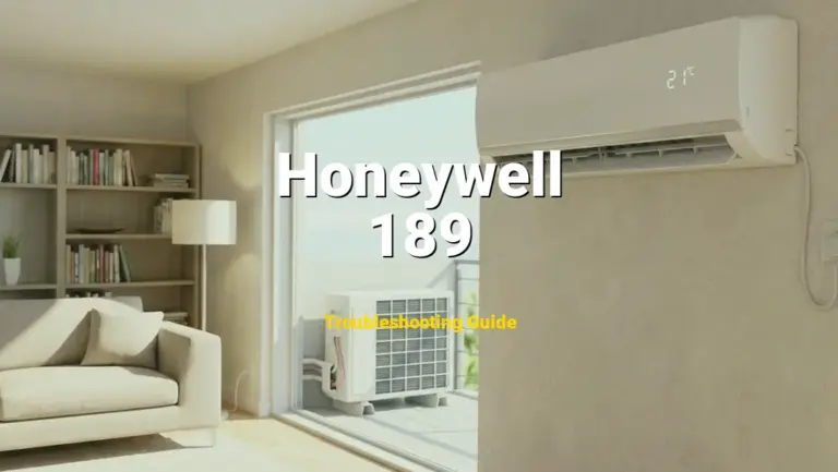 How to Fix Honeywell Thermostat Error Code 189: Replace UV Bulb 2 (Full Guide)