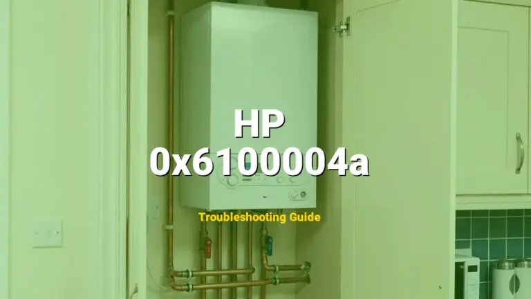 Troubleshooting HP Error Code 0x6100004a: What It Means & How to Fix