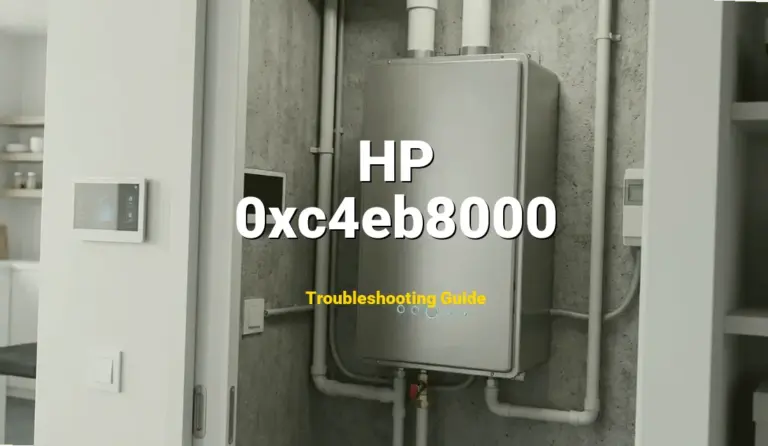 How to Fix HP OfficeJet Error Code 0xc4eb8000: General Hardware Error (Full Guide)