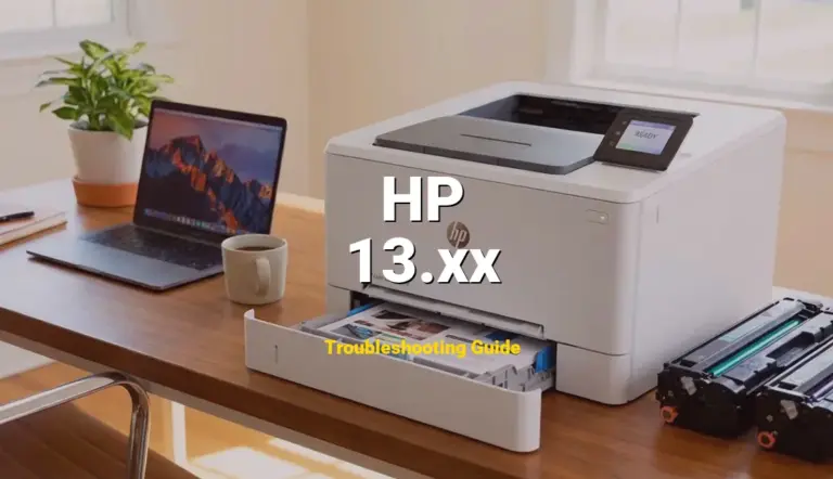Troubleshooting HP Error Code 13.xx: What It Means & How to Fix