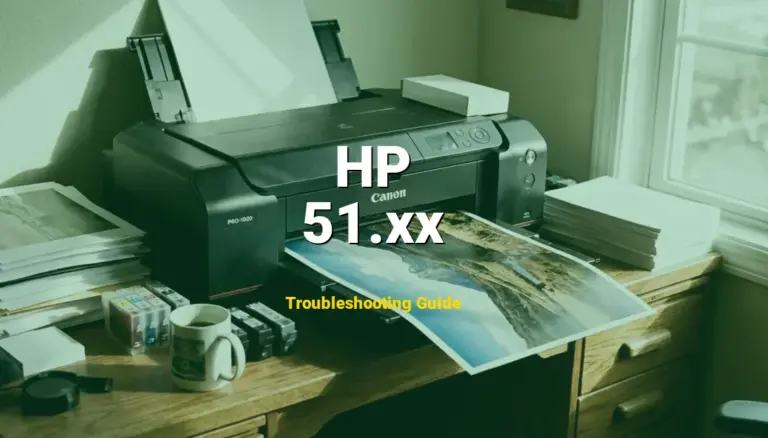 Troubleshooting HP Error Code 51.xx: What It Means & How to Fix