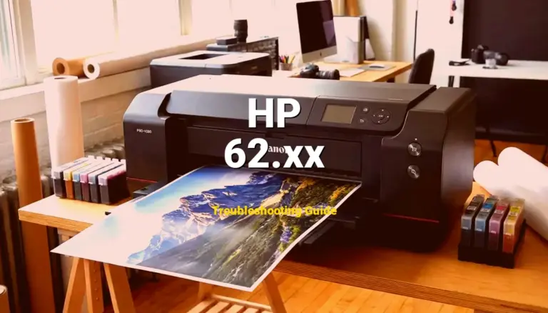 Troubleshooting HP Error Code 62.xx: What It Means & How to Fix