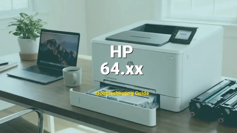 Troubleshooting HP Error Code 64.xx: What It Means & How to Fix