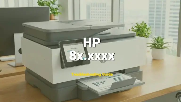 8x.xxxx Error on HP LaserJet Printer? Comprehensive Fix Guide