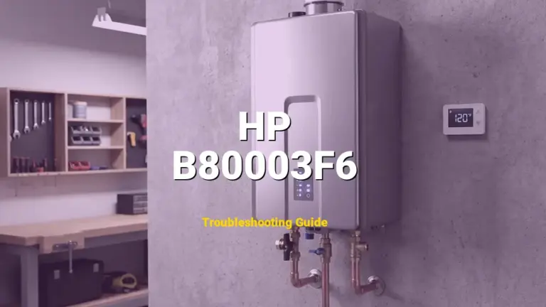 Troubleshooting HP Error Code B80003F6: What It Means & How to Fix