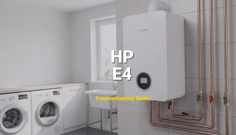 Troubleshooting HP Error Code E4: What It Means & How to Fix