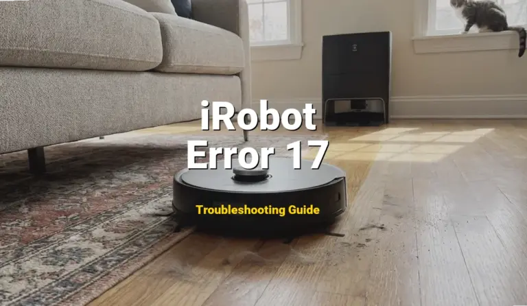How to Fix iRobot Roomba Error Code Error 17: Navigation error or path is blocked (Full Guide)