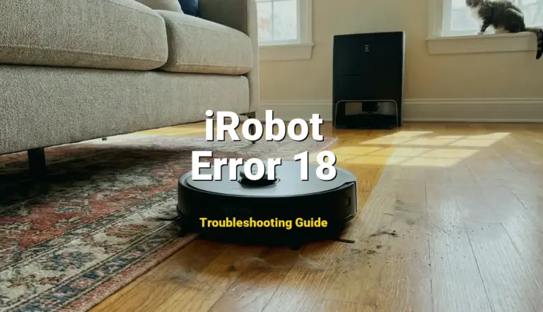 Troubleshooting iRobot Error Code Error 18: What It Means & How to Fix