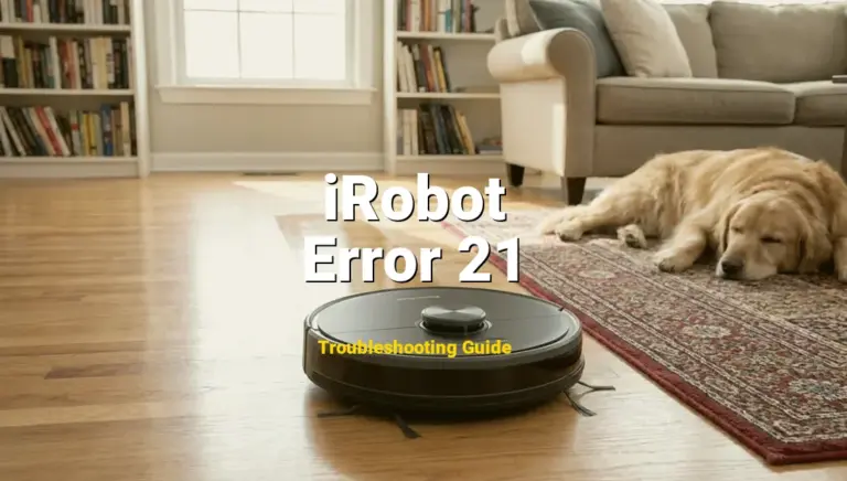 iRobot Roomba Error Error 21 Solved: Detailed DIY Repair
