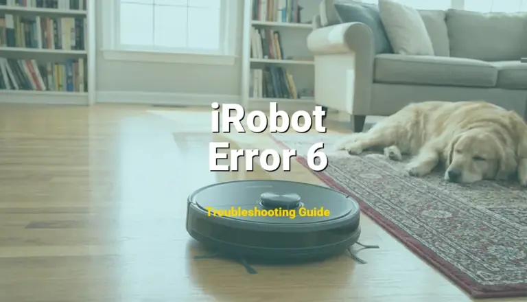 Error 6 Error on iRobot Roomba? Comprehensive Fix Guide