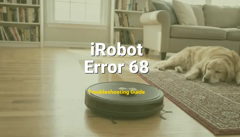 iRobot Roomba Error Error 68 Solved: Detailed DIY Repair