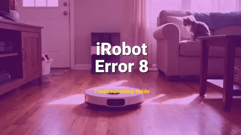 How to Fix iRobot Roomba Error Code Error 8: Vacuum motor has poor suction or filter is clogged (Full Guide)