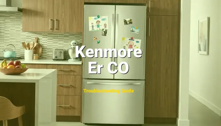 Er CO Error on Kenmore Refrigerator? Comprehensive Fix Guide