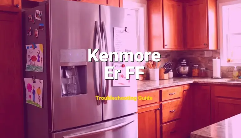 How to Fix Kenmore Refrigerator Error Code Er FF: Freezer Fan Motor Error (Full Guide)
