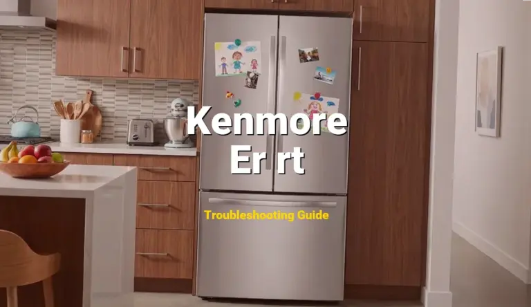 Troubleshooting Kenmore Error Code Er rt: What It Means & How to Fix
