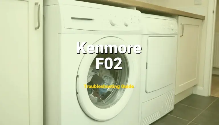 Kenmore Washer Error F02 Solved: Detailed DIY Repair