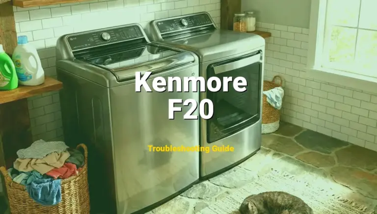 F20 Error on Kenmore Washer? Comprehensive Fix Guide