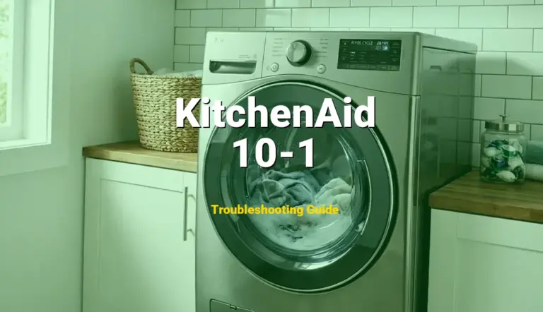 10-1 Error on KitchenAid Dishwasher? Comprehensive Fix Guide